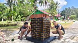 Prasasti TMMD Ke-129 Rampung Dibangun, Menjadi Simbol Pengabdian TNI dan Kenangan Abadi untuk Kampung Sesor