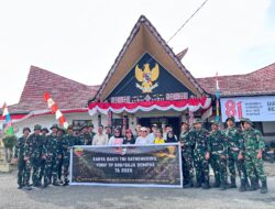 TNI Bersama Rakyat, Jatagena Diperkuat: Drainase Pasar Lama hingga Jalan FL. Tobing Dibersihkan”