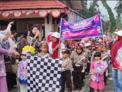 Bunda PAUD Lepas Pawai HAN ke-41 dan HUT RI yang ke-81 TahunI