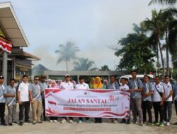 Lapas Kelas IIB Idi Gelar Jalan Santai Bersama dalam Rangka HUT ke-81 Republik Indonesia