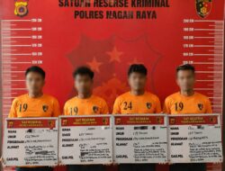 Satreskrim Polres Nagan Raya Amankan Dua Alat Berat dan Empat Terduga Pelaku Tambang Ilegal