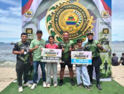 Dua Pelajar Putri Dairi Raih Podium di Fun Run HUT Korem 023/KS