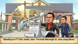 Ajukan Banding ke PTTUN, Alex: Pemkab Merangin Berada di Jalur yang Benar