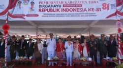 Perayaan HUT RI diToba, Bupati Ajak Untuk Tingkatkan Semangat Membangun Daerah