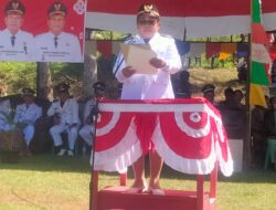 Detik-Detik Proklamasi HUT ke-81 RI di Kecamatan Siempat Nempu Hilir Berlangsung Khidmat dan Tertib