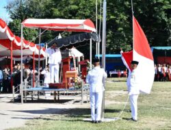Bendera Merah Putih Sukses Berkibar dalam HUT RI ke-81 di Samosir, Bupati Vandiko Ajak Masyarakat Terus Berkarya dan Jaga Persatuan