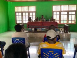 Kantor Pertahanan Kabupaten Sorong Selatan Fasilitasi Pendampingan Usaha Di Distrik Moswaren 