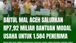 Baitul Mal Aceh Salurkan Rp7,92 Miliar Bantuan Modal Usaha untuk 1.584 Penerima