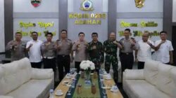 Dandim 0208/Asahan Terima Hangat Kunjungan Silaturahmi Kapolres Asahan