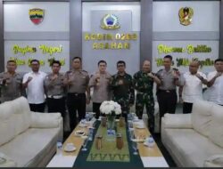 Dandim 0208/Asahan Terima Hangat Kunjungan Silaturahmi Kapolres Asahan