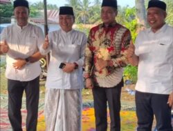 Wakil Bupati Aceh Timur T. Zainal Abidin, S.Pd.I., dan H. Sulaiman Tole Takziah ke Rumah Duka Rubiah