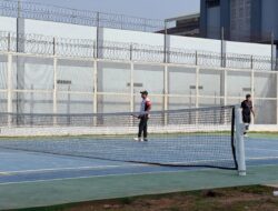 Lapas Lhokseumawe Gelar Olahraga Santai Tenis Lapangan, Tingkatkan Kebugaran dan Kekompakan Pegawai