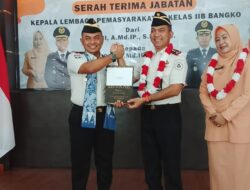 Syaikoni Resmi Jabat Kepala Lapas Kelas IIB Bangko