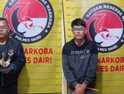 Kurir dan Pengedar Ganja di Bintang Mersada Dibekuk Polres Dairi, Barang Bukti 18,05 Gram