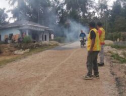 Pemeliharaan Jalan JRS Bunturaja–Soban, Dukung Kelancaran Aktivitas Pertanian Masyarakat