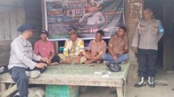 Cegah Karhutla, Polsek Babul Makmur Sambangi Warga dan Sosialisasikan Bahaya Kebakaran Hutan dan Lahan