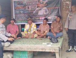 Cegah Karhutla, Polsek Babul Makmur Sambangi Warga dan Sosialisasikan Bahaya Kebakaran Hutan dan Lahan