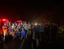 Respons Cepat Polres Pesisir Barat, Bersama Tim Gabungan Berhasil Padamkan Kebakaran Hutan