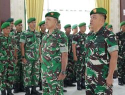 Dandim 0208/Asahan Pimpin Upacara Wisuda Purnawira dan Korps Raport Penerimaan Perwira Baru