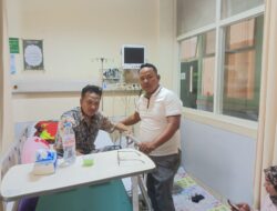 Ketua PD IWO Pidie Jenguk Ketua PW IWO Aceh Bung Khairan Manggeng di RSUDZA