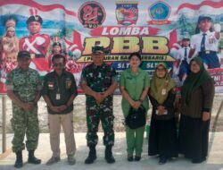 HUT TNI DIMERIAHKAN DENGAN LOMBA PBB DI SDN 133 BUMI AJO, MOSWAREN SORONG SELATAN