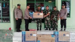 Wujud Sinergitas TNI-Polri, Kapolres Tanjung Balai Berikan Bantuan Dua Unit AC untuk Rumah Dinas Koramil 17/DB Kodim 0208/Asahan