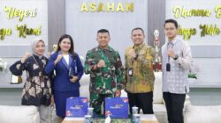 Dandim 0208/Asahan Terima Audiensi Pimpinan Cabang Bank Mandiri, Dukung Penguatan Publikasi Satuan