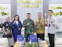 Dandim 0208/Asahan Terima Audiensi Pimpinan Cabang Bank Mandiri, Dukung Penguatan Publikasi Satuan