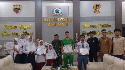 Dandim 0208/Asahan Apresiasi Atlet Muda Akuatik, Raih 22 Medali di Kejuaraan Piala Kemerdekaan RI