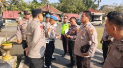Wakapolres Pesisir Barat Laksanakan Sidak Personel Polsek Pesisir Utara