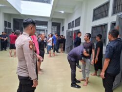Kalapas Irhamuddin Pimpin Razia Blok Hunian, Amankan Sejumlah Barang Terlarang