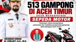Bravo Kebijakan Bupati Aceh Timur Tgk Imum di Aceh Timur Bakal Terima Bantuan Sepeda Motor Akhir Bulan Depan