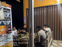 Polsek Ngaras Sampaikan Pesan Kamtibmas melalui Patroli Dialogis