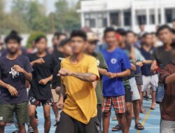 Kegiatan Senam Bagi Warga Binaan Rutan Kelas I Tangerang