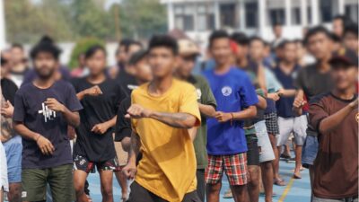 Kegiatan Senam Bagi Warga Binaan Rutan Kelas I Tangerang