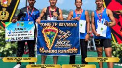 FUN RUN 5K PUTRA HUT TNI KE-81 — YONIF TP. 807 MENGHARUMKAN NAMA KESATUAN
