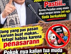 Bahaya Bermain Judi online Dan Sengsara Bagi Generasi Muda