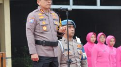 Kapolres Pesisir Barat Pimpin Langsung Upacara Sertijab PS Kapolsek Pesisir Utara