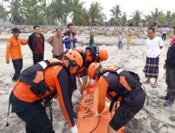 Polsek Pesisir Utara Tangani Penemuan Korban Tenggelam di Perairan Pekon Balam