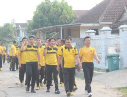Jaga Fisik Tetap Prima, Personel Polres Pesisir Barat Gelar Olahraga Pagi