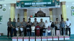 Peringati Maulid Nabi, Kapolres Aceh Timur Santuni Anak Yatim, Tekankan Teladan Akhlak Rasulullah