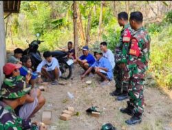 Jangan Anggap Sepele, Babinsa Teras Ingatkan Warga, Api Kecil Bisa Jadi Petaka Besar