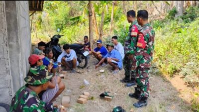 Jangan Anggap Sepele, Babinsa Teras Ingatkan Warga, Api Kecil Bisa Jadi Petaka Besar