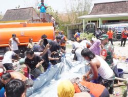 Kemarau Belum Berakhir, Kodim Boyolali Antar Harapan Lewat Bantuan Air Bersih ke Wonosamudro