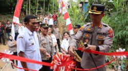 Jembatan Merah Putih Presisi Diresmikan, Polres Dairi Dorong Kemudahan Akses dan Kemajuan Desa Bulu Duri