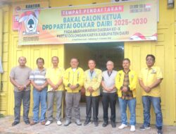 Golkar Dairi Buka Penjaringan Bakal Calon Ketua, Musda X Digelar 6–7 Oktober 2026