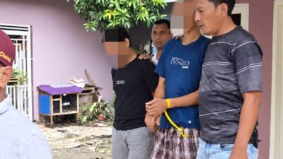 Respon Aduan dari Warga melalui Medsos, Polres Belawan Gerebek Rumah Diduga Tempat Konsumsi Sabu di Martubung