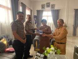 Polres Dairi Sosialisasikan SPMB dan SMA Kemala Taruna Bhayangkara di SMP Negeri 1 Sidikalang