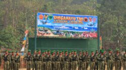 Komandan Yonif TP 807/MNM Pimpin HUT TNI ke-81, Bupati Sorong Selatan Hadiri & Serahkan Hadiah Lomba