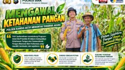 Polsek Kandis Kawal Ketahanan Pangan, Kapolres Siak: Polri Siap Bersinergi dengan Petani